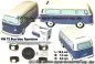 Preview: Spardose Auto VW T2 Bus blau Bulli Gesamt